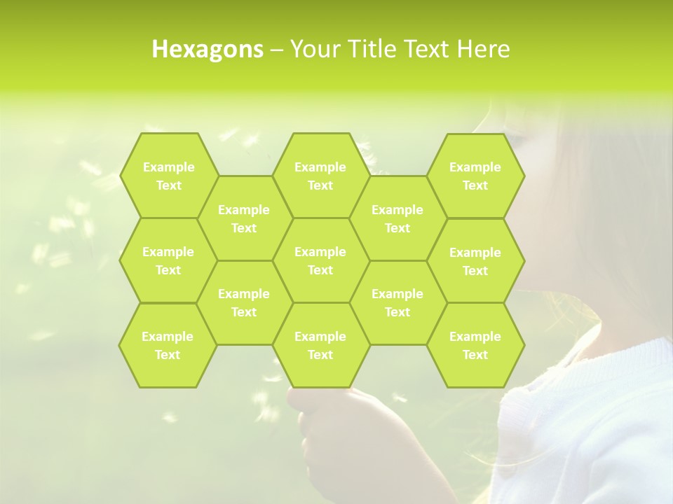 Flower Light Blowing PowerPoint Template