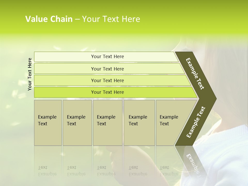 Flower Light Blowing PowerPoint Template