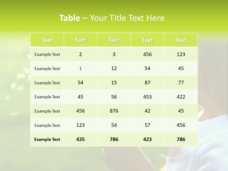 Flower Light Blowing PowerPoint Template