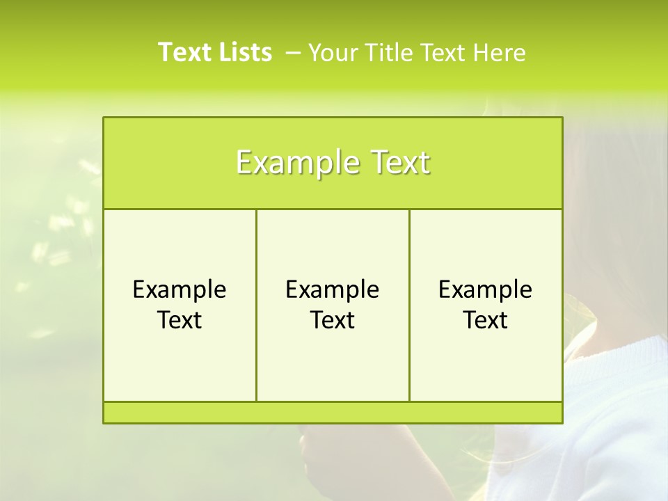 Flower Light Blowing PowerPoint Template