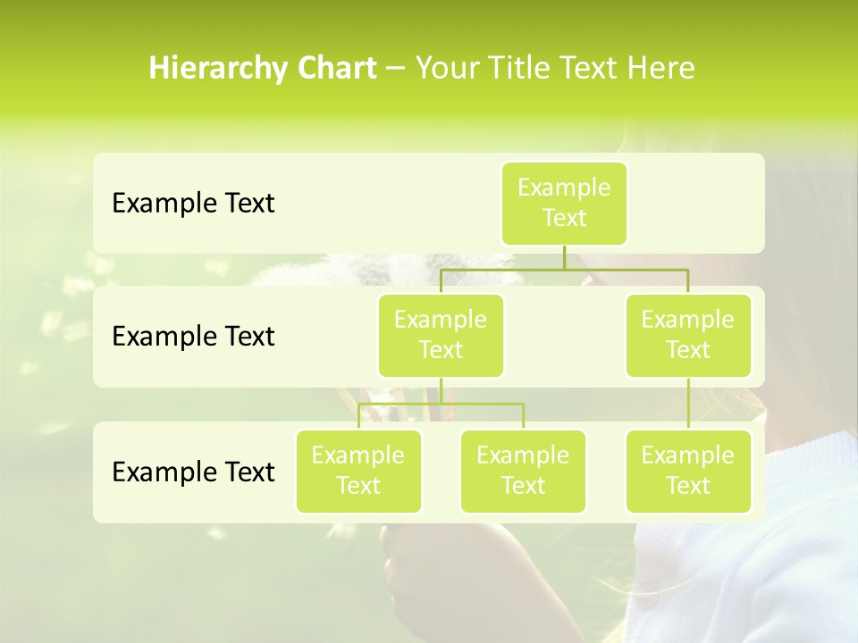 Flower Light Blowing PowerPoint Template