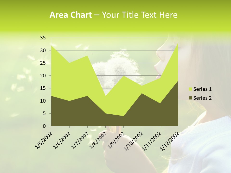 Flower Light Blowing PowerPoint Template