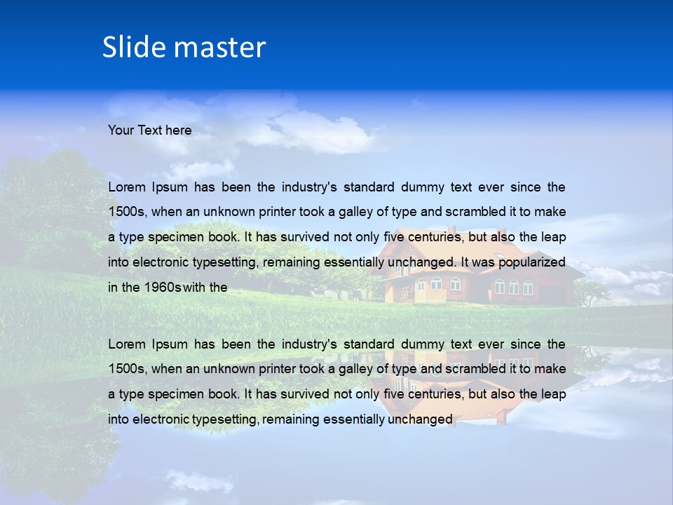 Abstract Background Happy PowerPoint Template