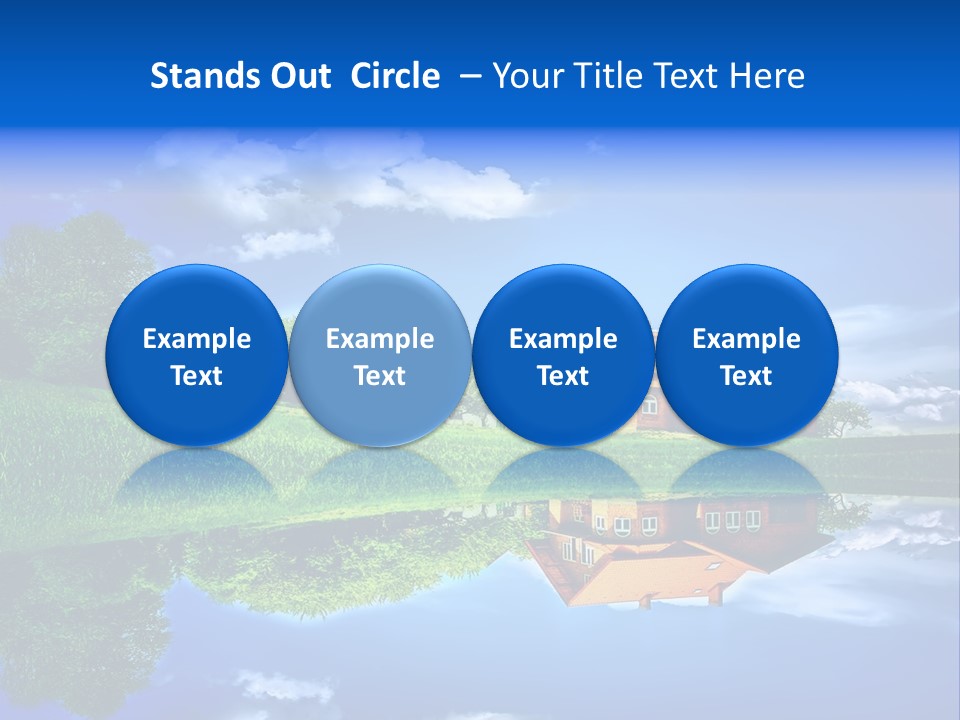 Abstract Background Happy PowerPoint Template