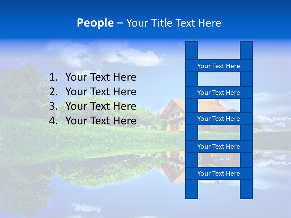 Abstract Background Happy PowerPoint Template