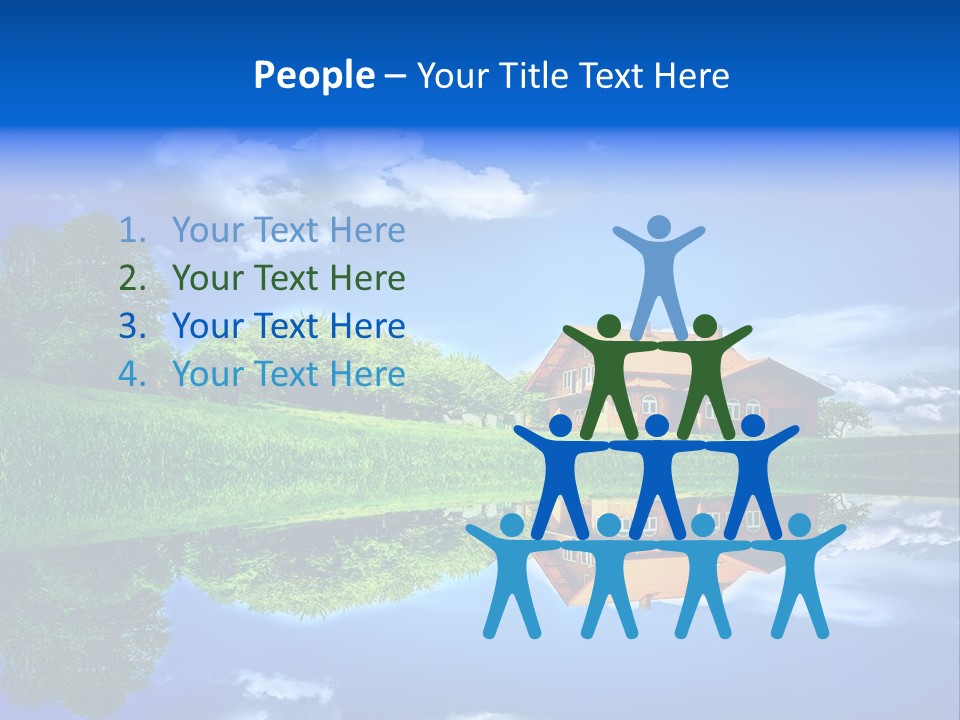 Abstract Background Happy PowerPoint Template