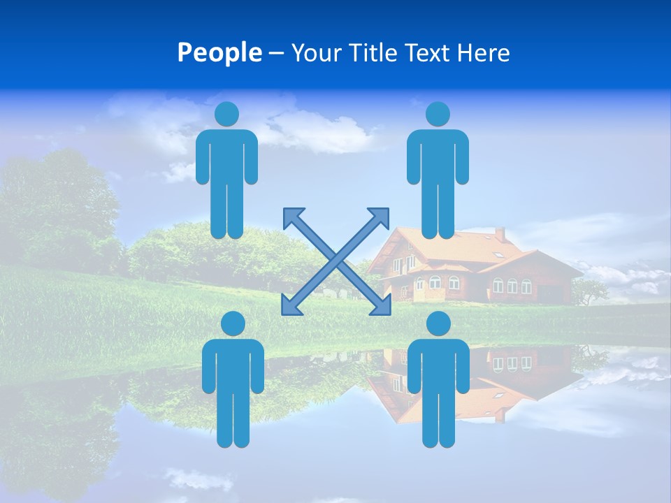 Abstract Background Happy PowerPoint Template