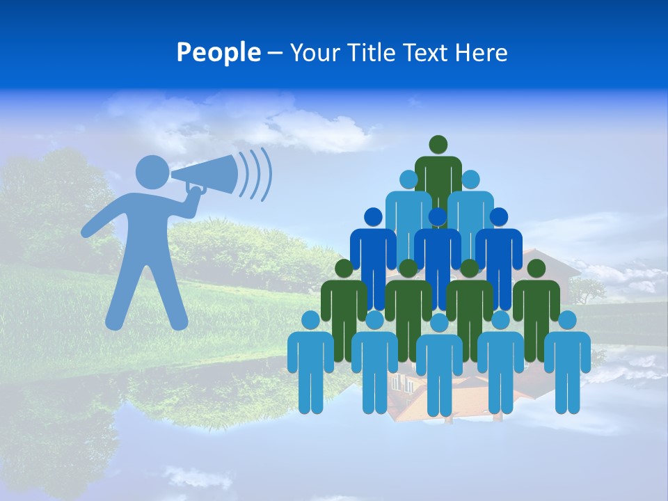 Abstract Background Happy PowerPoint Template