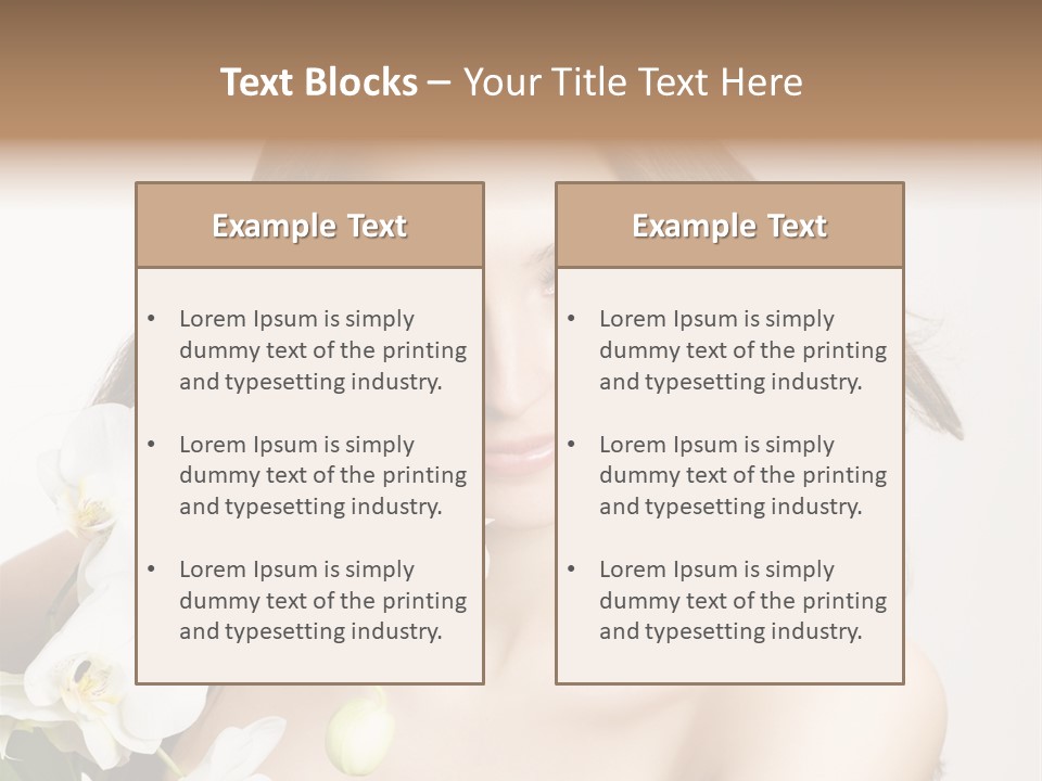 Skin Day Spa Make Up PowerPoint Template