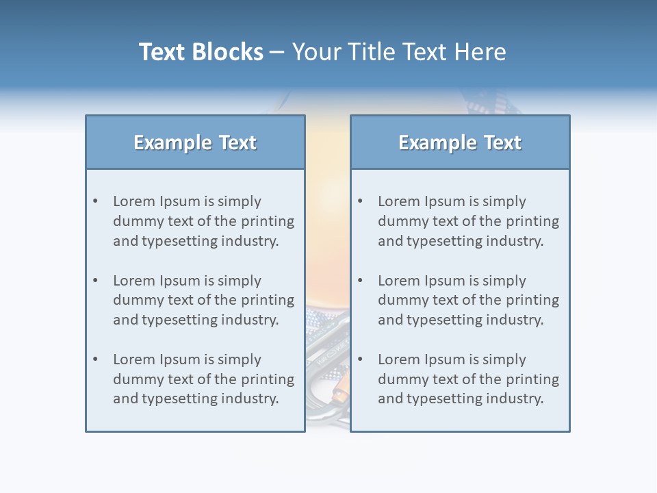 Danger System Isolated PowerPoint Template