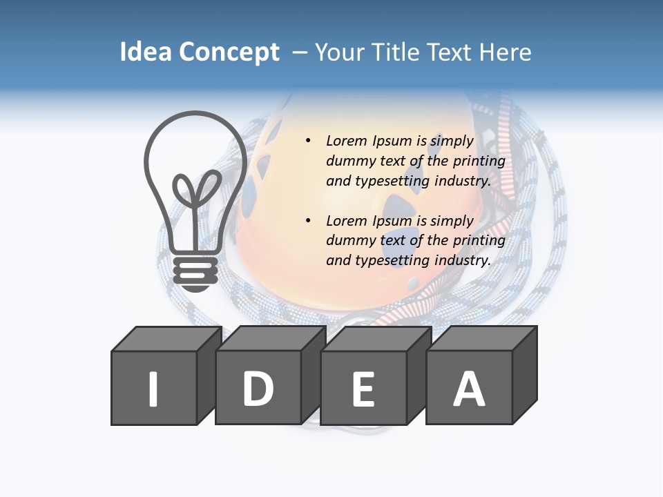 Danger System Isolated PowerPoint Template