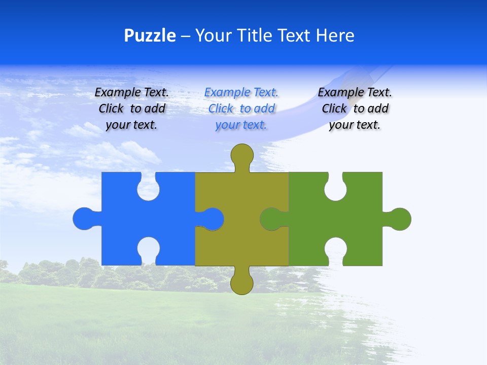 Equipment Leisure Objects PowerPoint Template