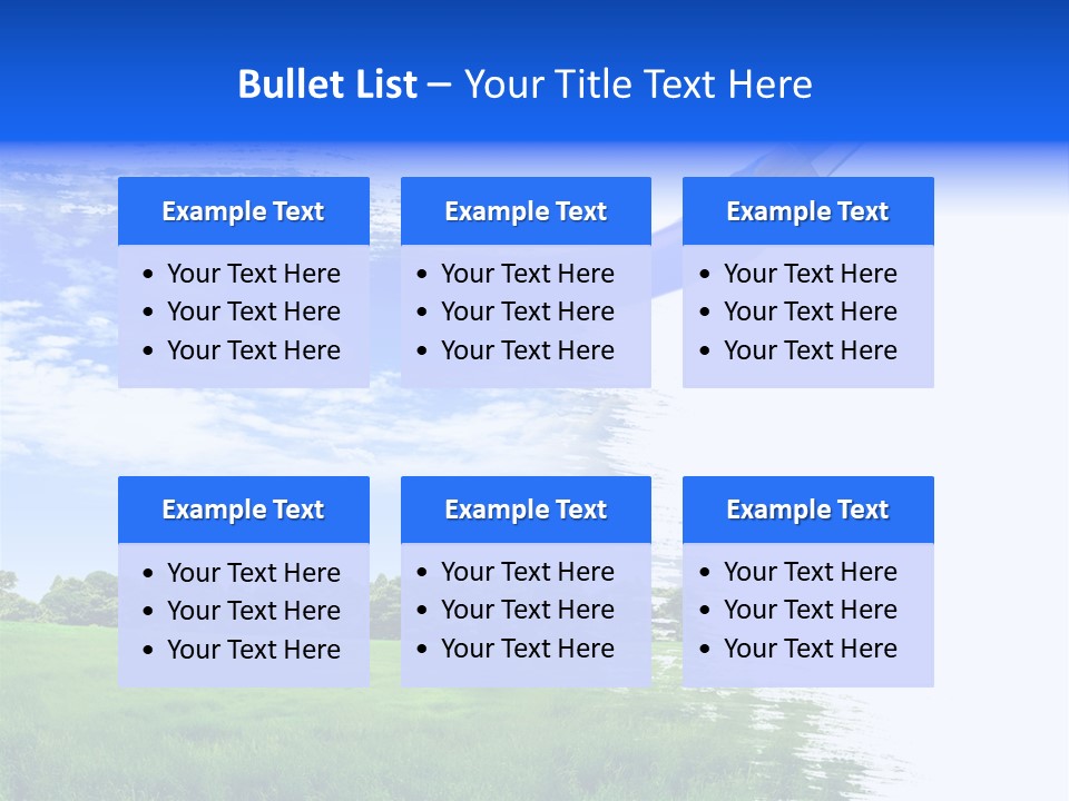 Equipment Leisure Objects PowerPoint Template