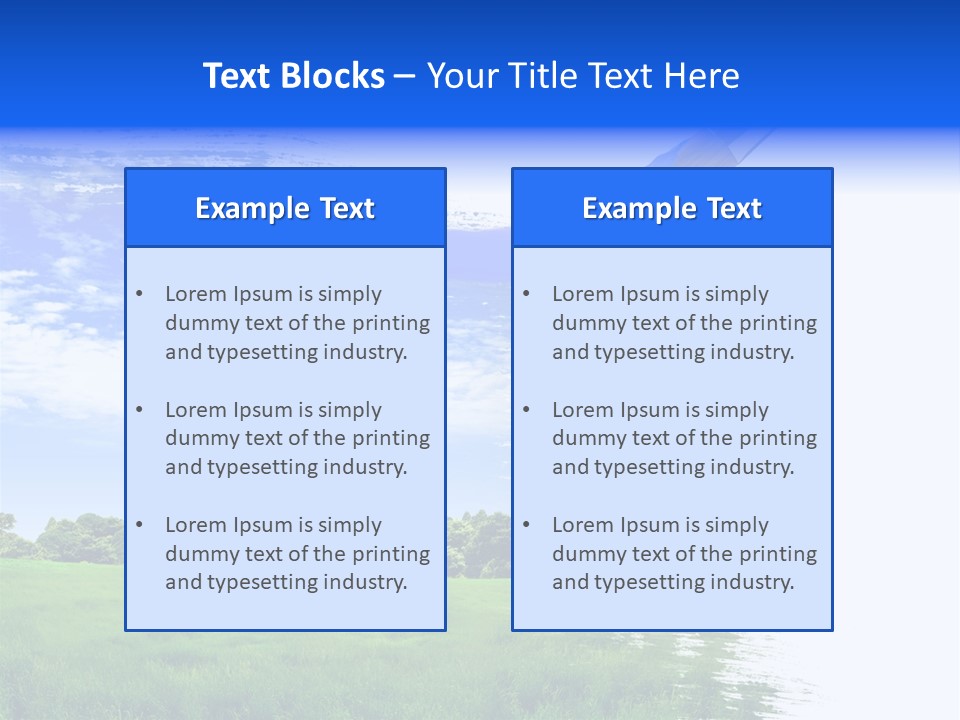 Equipment Leisure Objects PowerPoint Template
