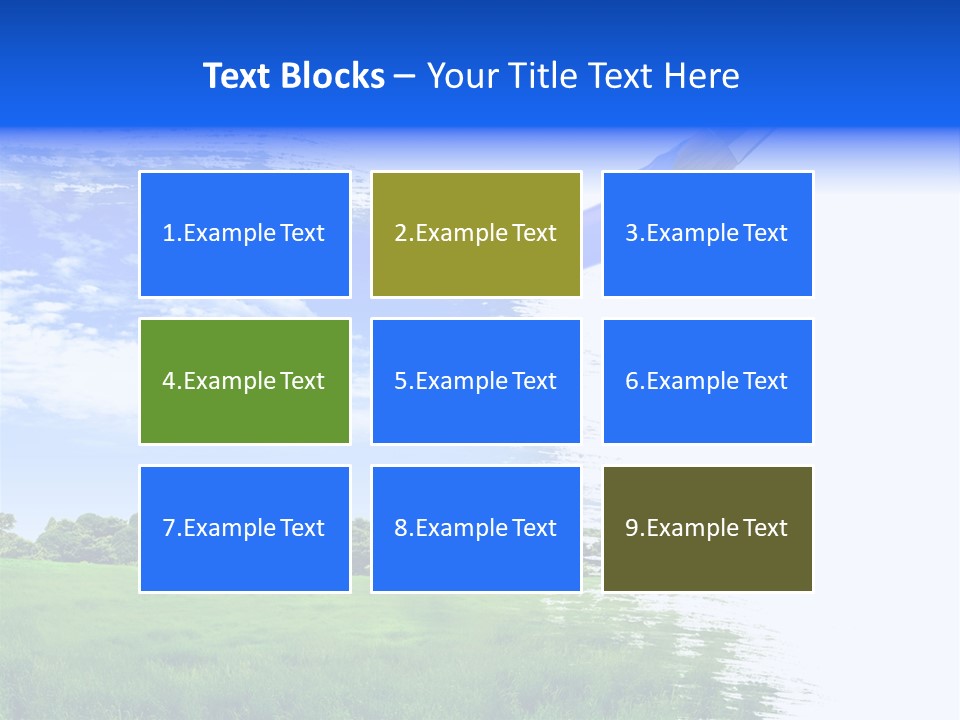 Equipment Leisure Objects PowerPoint Template