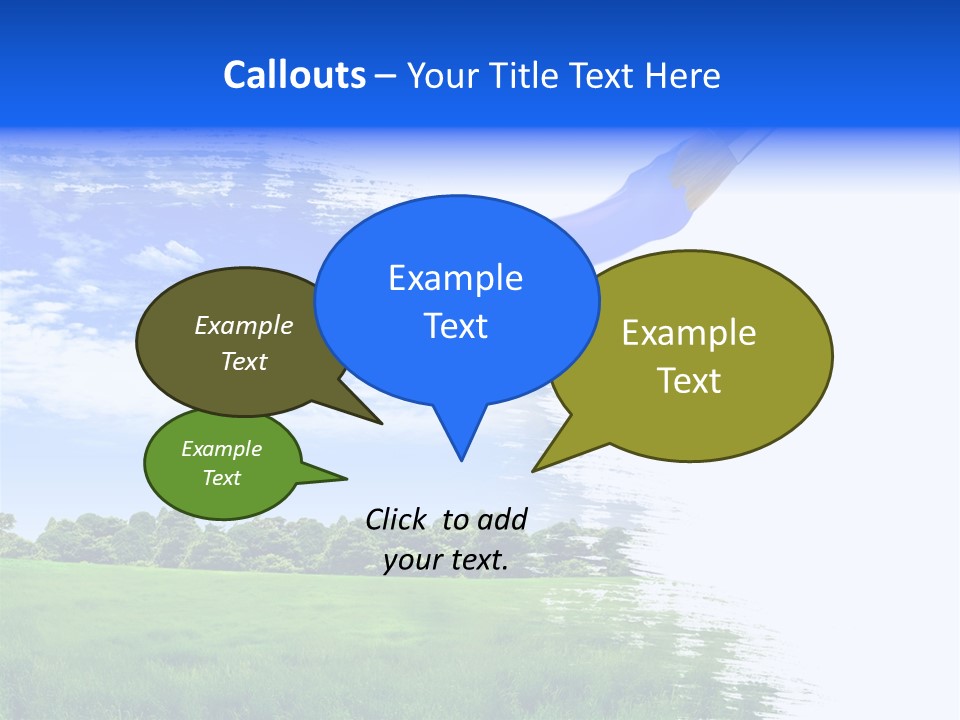 Equipment Leisure Objects PowerPoint Template