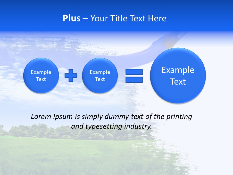 Equipment Leisure Objects PowerPoint Template