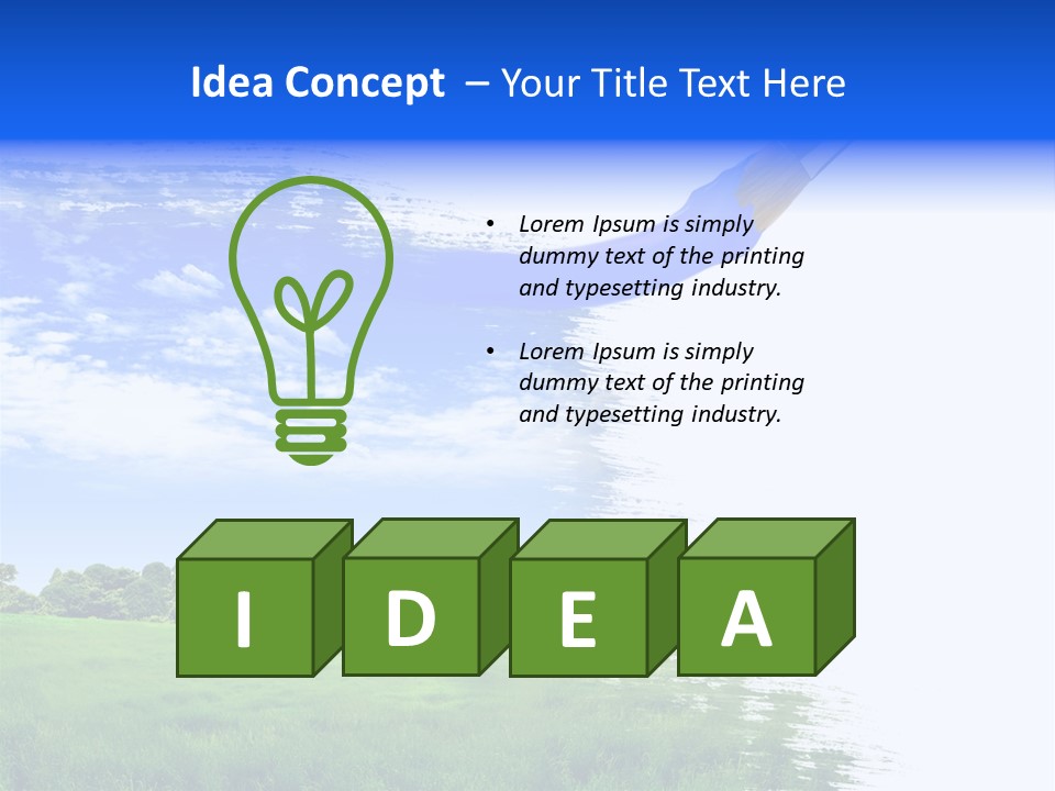 Equipment Leisure Objects PowerPoint Template