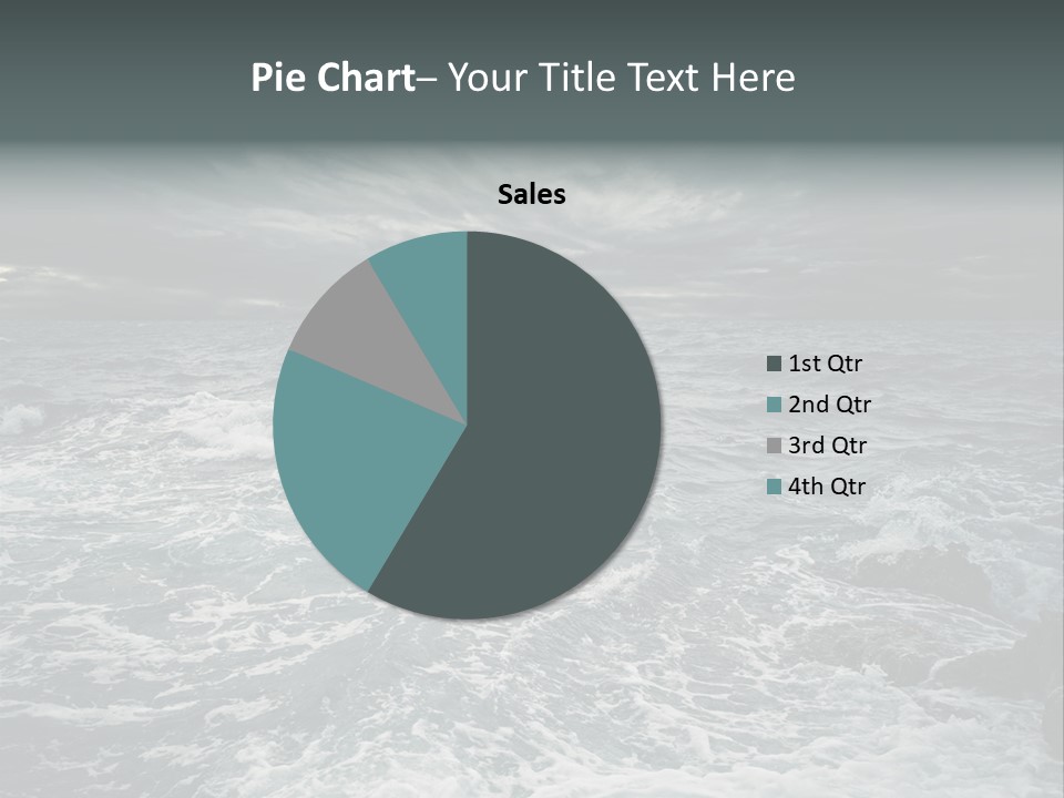 Beauty Big Tsunami PowerPoint Template
