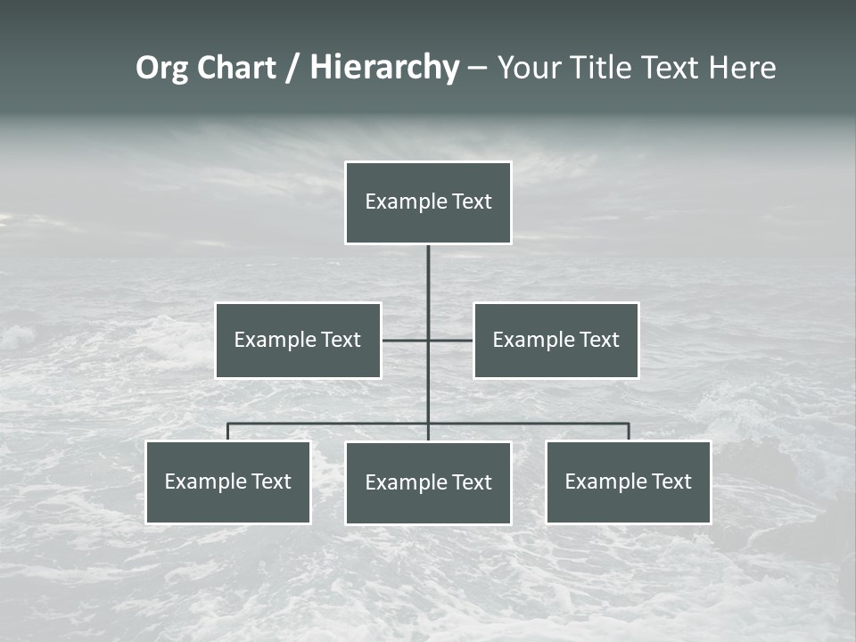 Beauty Big Tsunami PowerPoint Template
