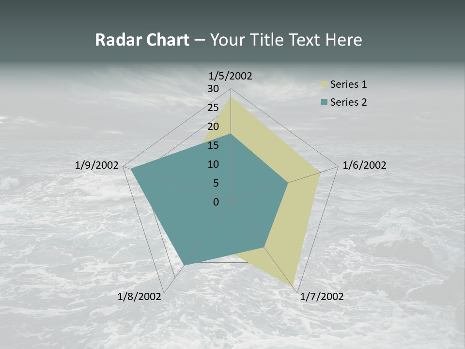 Beauty Big Tsunami PowerPoint Template