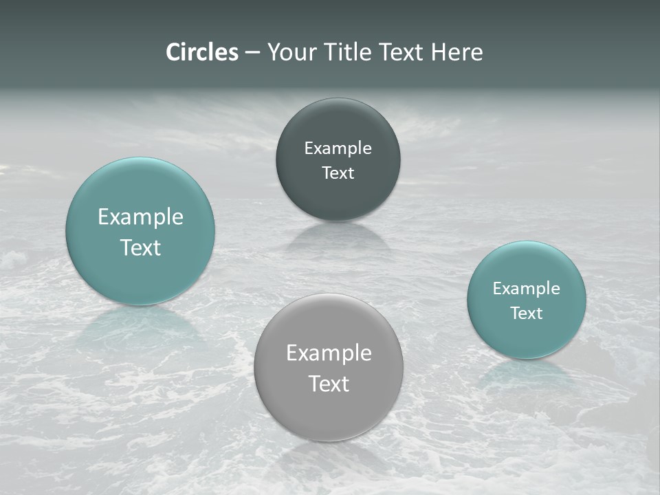 Beauty Big Tsunami PowerPoint Template