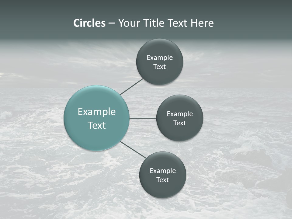 Beauty Big Tsunami PowerPoint Template