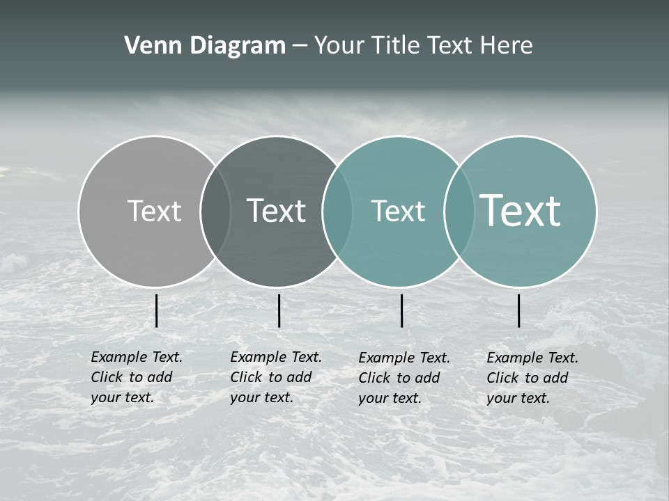 Beauty Big Tsunami PowerPoint Template