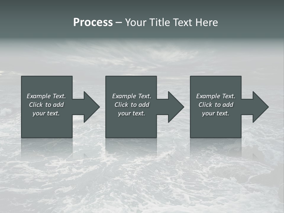 Beauty Big Tsunami PowerPoint Template