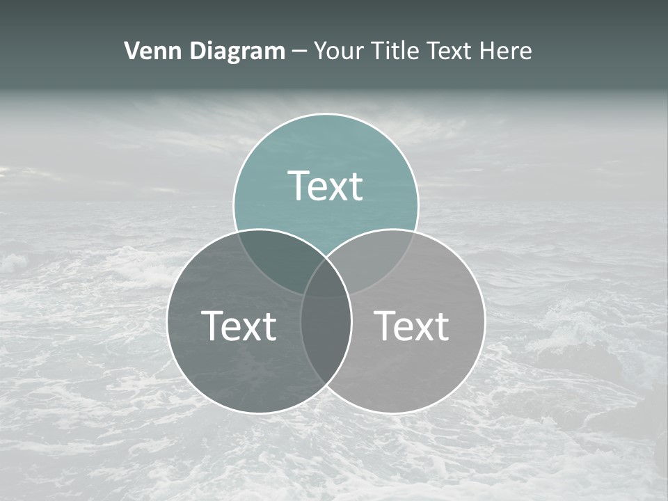 Beauty Big Tsunami PowerPoint Template