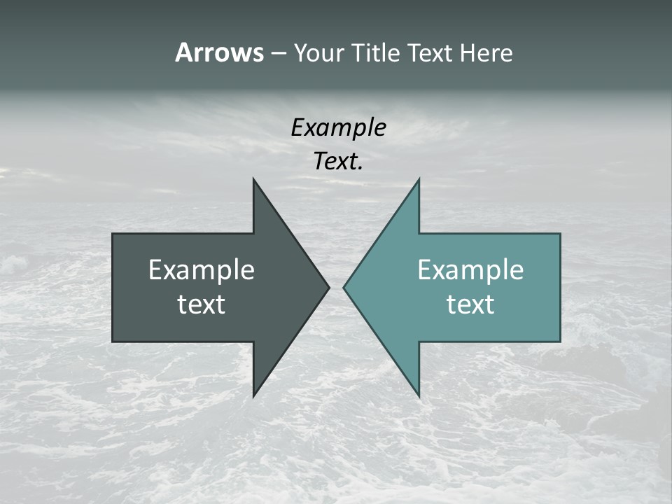 Beauty Big Tsunami PowerPoint Template