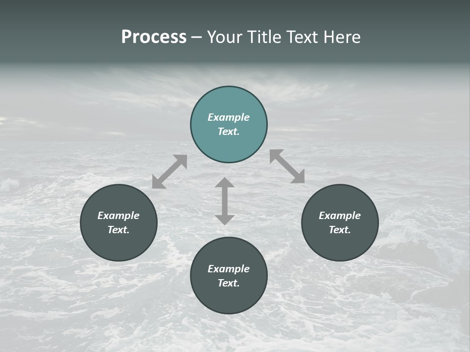 Beauty Big Tsunami PowerPoint Template
