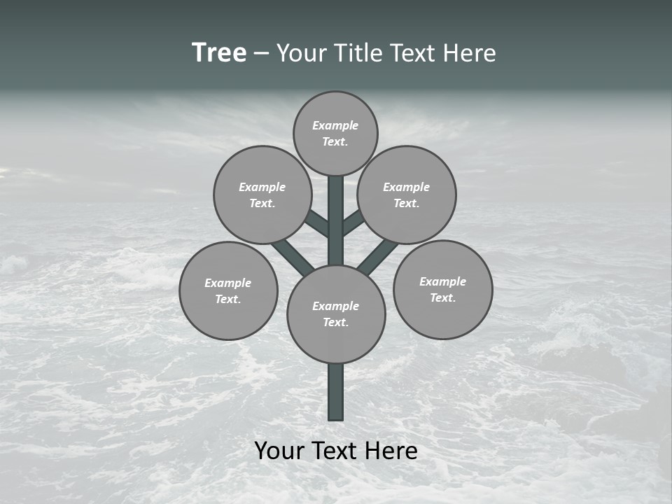 Beauty Big Tsunami PowerPoint Template