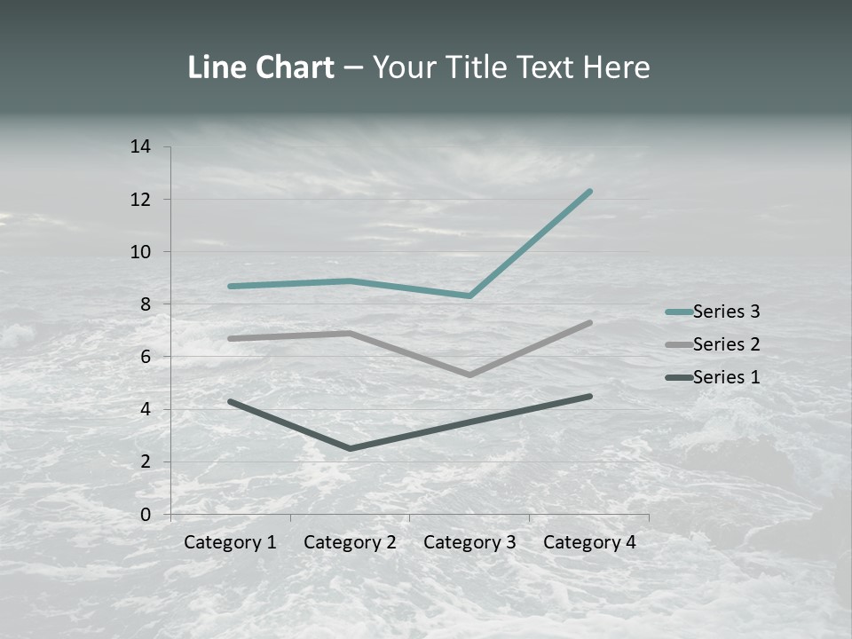 Beauty Big Tsunami PowerPoint Template