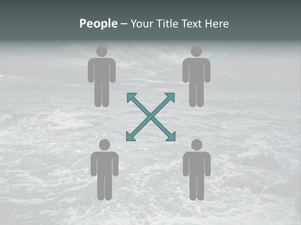 Beauty Big Tsunami PowerPoint Template