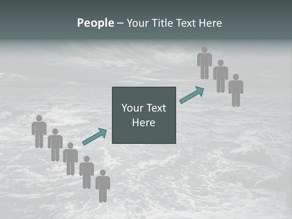 Beauty Big Tsunami PowerPoint Template