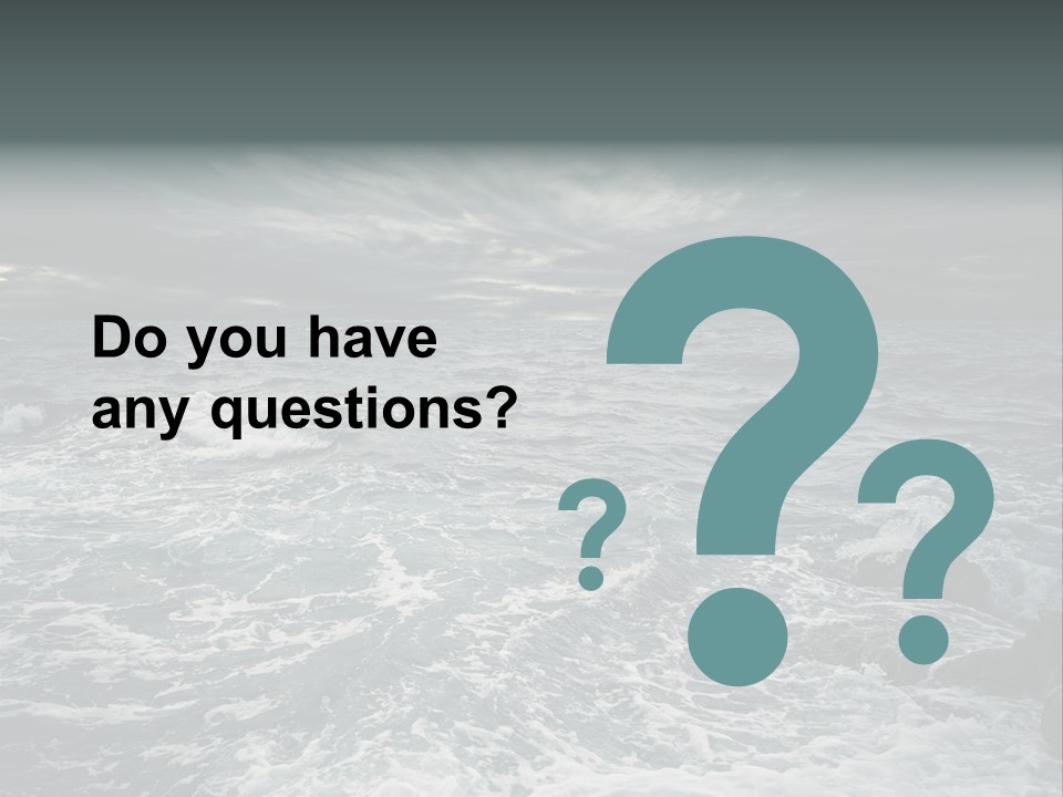 Beauty Big Tsunami PowerPoint Template