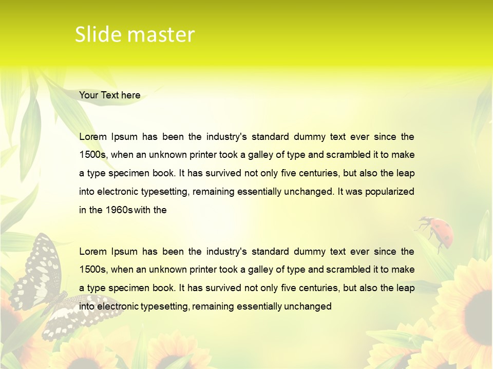 Harmony Frame Natural PowerPoint Template