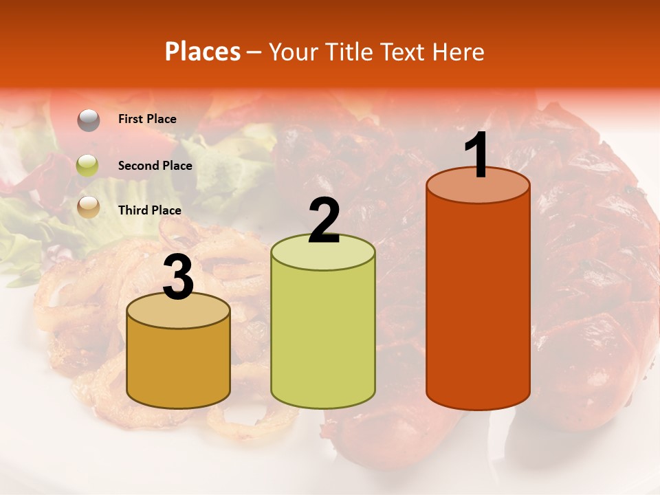 Pork Horizontal Object PowerPoint Template