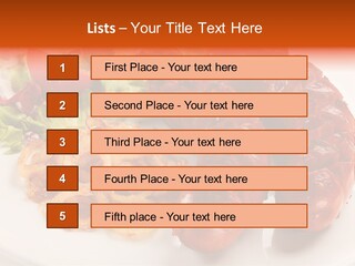 Pork Horizontal Object PowerPoint Template