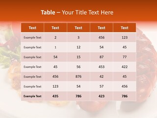 Pork Horizontal Object PowerPoint Template