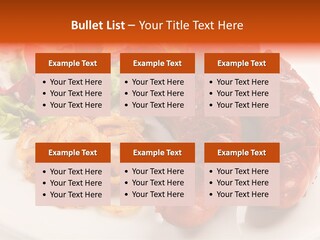 Pork Horizontal Object PowerPoint Template