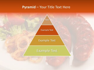 Pork Horizontal Object PowerPoint Template