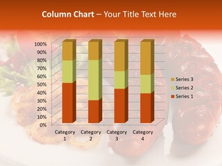 Pork Horizontal Object PowerPoint Template