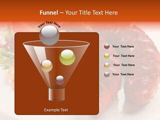 Pork Horizontal Object PowerPoint Template