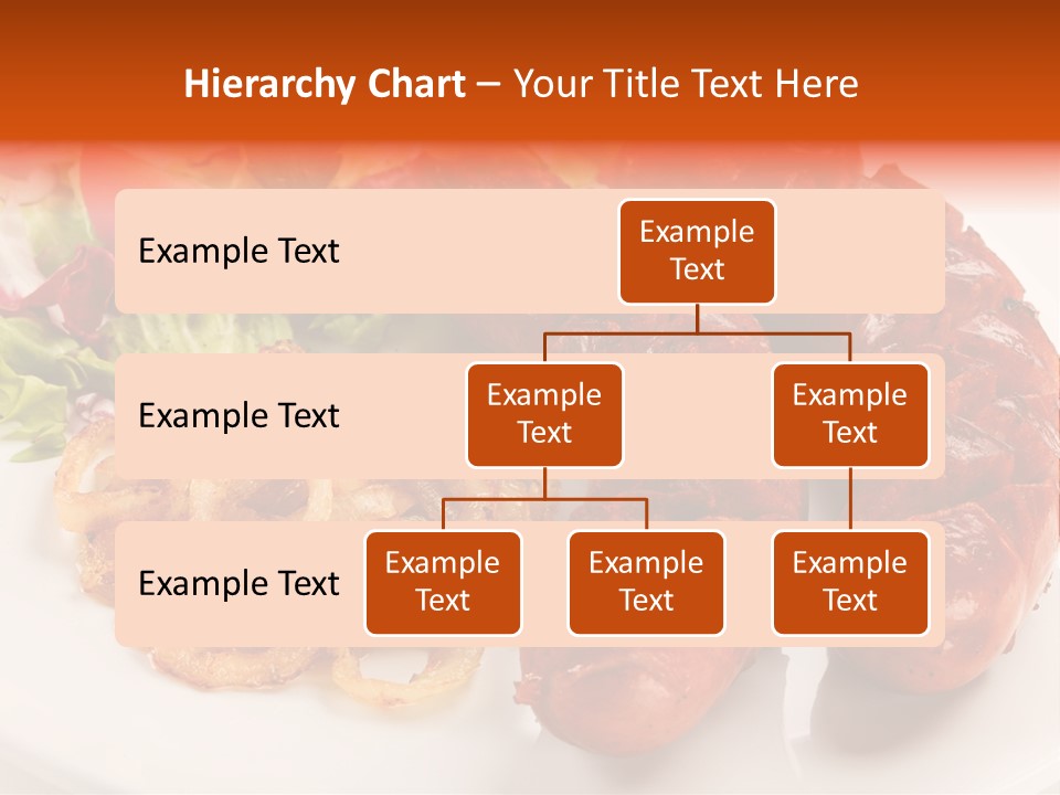 Pork Horizontal Object PowerPoint Template