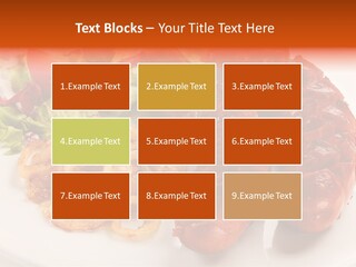 Pork Horizontal Object PowerPoint Template