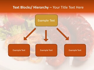 Pork Horizontal Object PowerPoint Template