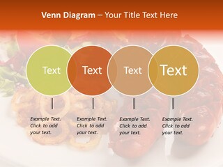 Pork Horizontal Object PowerPoint Template