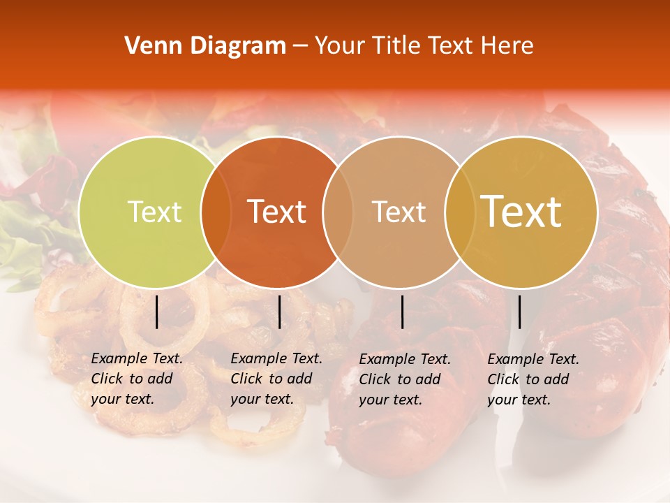 Pork Horizontal Object PowerPoint Template